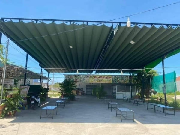 Thi công mái xếp Bình Phước