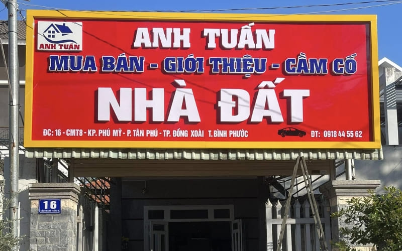 Thiết kế biển hiệu Bình Phước  