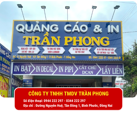 công ty quảng cáo Bình Phước